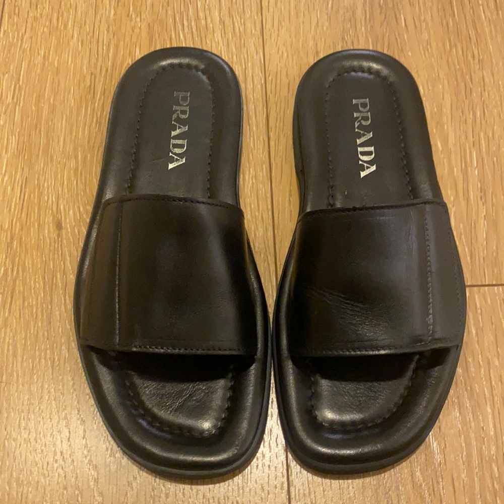 Gently worn Prada sandals Size 5 and US Size 6